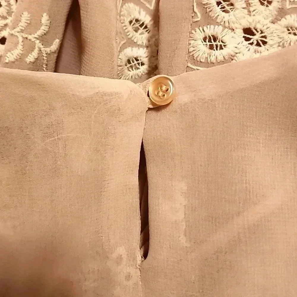 WAYF Embroidered Romper- Size Large- NWOT (worn 2 hours)🌸 - Picture 7 of 9